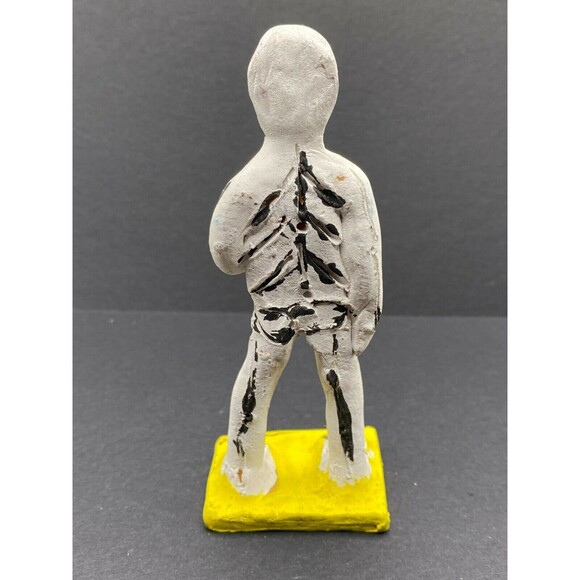 Vintage Dia De Los Muertos Skeleton Muneca Josefina Aguilar - Free Shipping - Picture 4 of 5